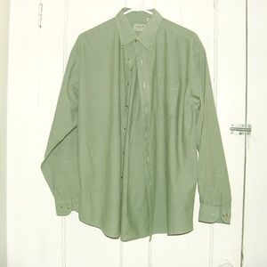 Khaki green L.L.Bean Men's Vintage L-REG. shirt